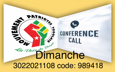 CONFERENCE CALL EXTRAORDINAIRE