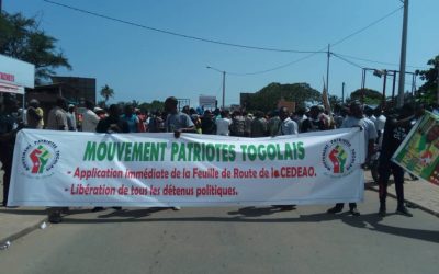 Marche des OSC: Mouvement Patriotes Togolais